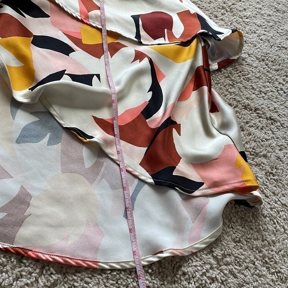 Nine West Women's Floral Print Sleeveless Maxi Dress M Medium Multicolor Boho - Picture 9 of 10